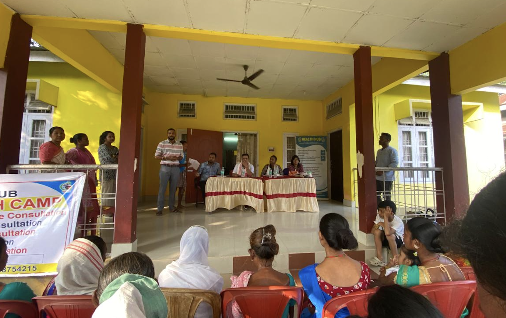 Health Hub team addressing its mission
